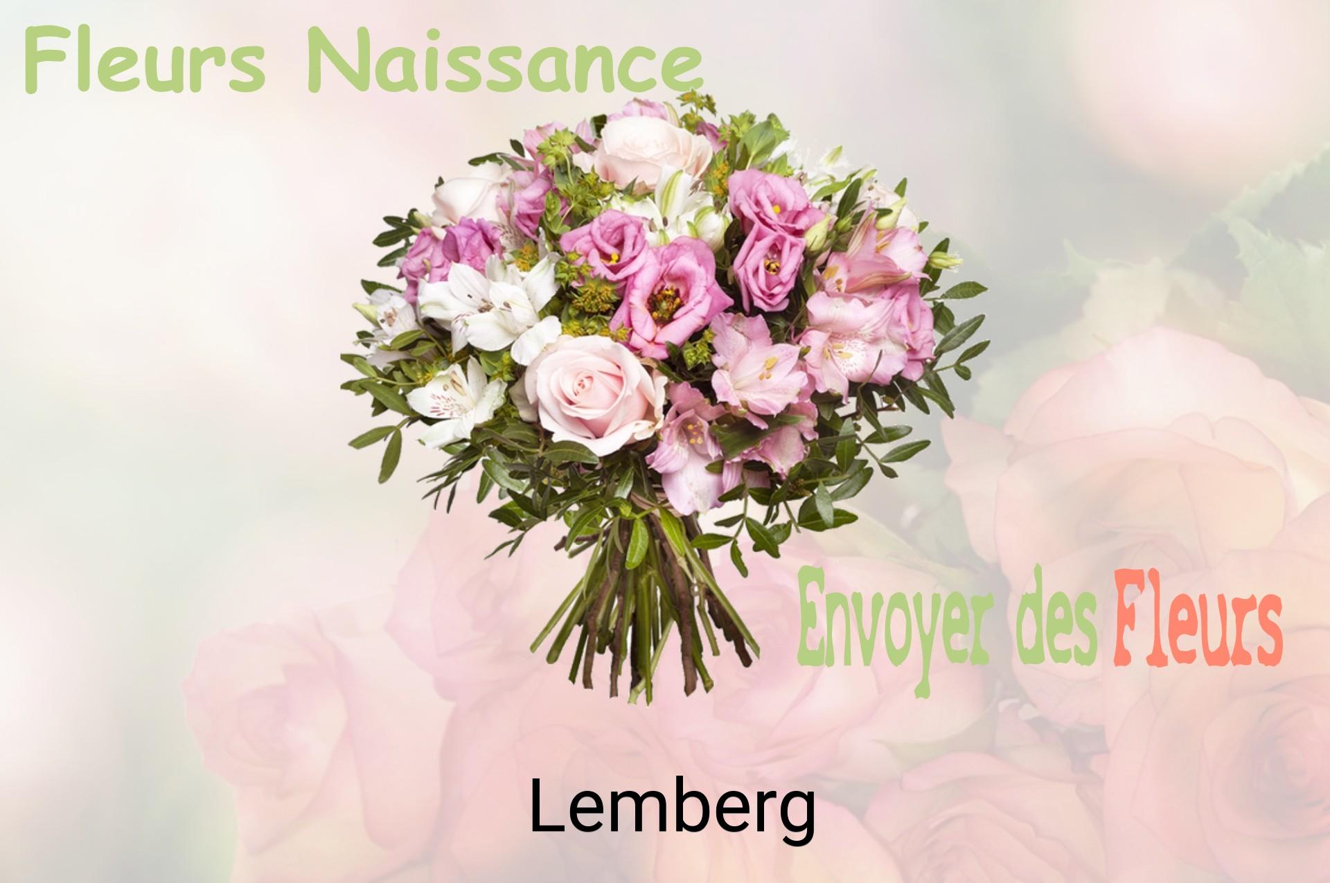 Bouquet de fleurs de naissance livré à Lemberg